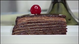 Tarta de chocolate con obleas y mermelada de fresa paso a paso  Recetas caseras de Javier Romero [upl. by Guimond91]