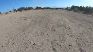 Dirt bike pulled out Close call in Ocotillo Wells on my CRF450X [upl. by Ainesy]