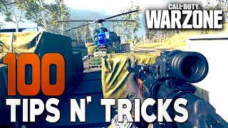 100 Warzone Tips and Tricks  LEARN EVERYTHING [upl. by Millwater]