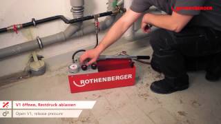 Rothenberger RP50 S – Pressure Testing pump 61004 [upl. by Marten]