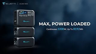 A LEGENDARY EVOLUTION  Introducing BLUETTI AC200 MAX Modular Power Station [upl. by Vala]