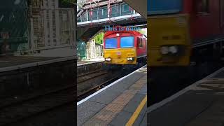 Rare freight trains and double decker bus at bridgend bus station [upl. by Colburn]