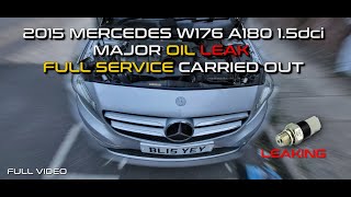 Fixing an Oil Leak on a 2015 Mercedes A180 and why it happened [upl. by Gentille]