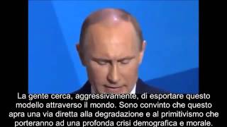 discorso di Putin riguardo il Nuovo Ordine Mondiale che i potenti cercano di realizzare [upl. by Hernando126]