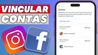 Como Vincular Conta do Instagram Com Facebook 2024 [upl. by Falito767]