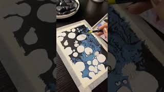 painting water lily pond with gouache nature artist gouache lily waterlily explore [upl. by Tonye]