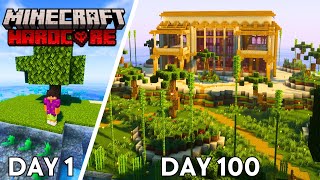 I Survived 100 Days on a Deserted Island in Minecraft Hardcore [upl. by Lydell39]