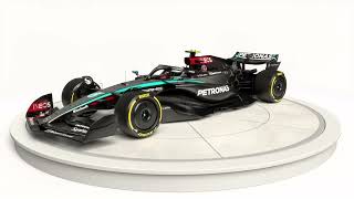 MercedesAMG F1 W15 2024 Formula 1 Race Car PBR 3D model [upl. by Thirion]