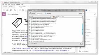 PDFUA identifier missing Acrobat Pro DC [upl. by Yltneb]