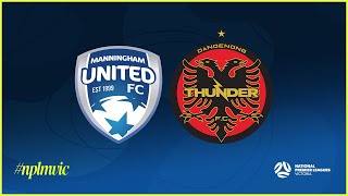 2024 NPLMVIC Round 2 Manningham United Blues FC v Dandenong Thunder FC [upl. by Daniel]