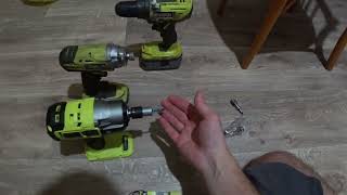 RYOBI МОЩНЫЙ 900 Нм Бесщеточный аккумуляторный ударный гайковерт Ryobi ONE RIW18X0 HP 5133004960 [upl. by Airdnaxela]