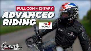 Mastering Advanced Motorcycle Riding Techniques A RAPID Rider Training Instructors POV Commentary [upl. by Ettennod]