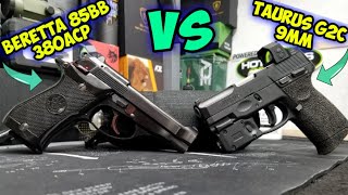 Beretta 380acp VS Taurus G2c 9mm 🛠 What would you carry beretta Taurus g2c [upl. by Stauffer]