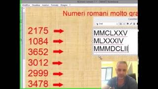 I numeri romani 55 [upl. by Ileane]