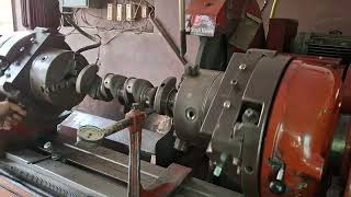 car crankshaft grinding amp bigend setting jcb engine automobile machine [upl. by Selimah]