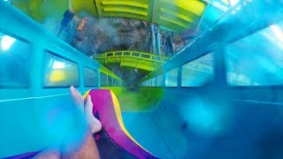 4K Krakatau Aqua Coaster  Volcano Bay Orlando FL [upl. by Kotz262]