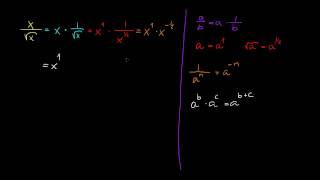 Algebra  Forenkling av potenser i brøk [upl. by Nonnaer]