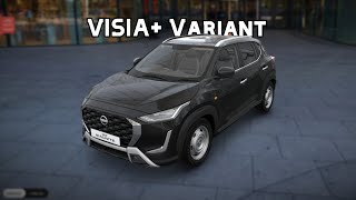 Nissan Magnite Facelift VISIA Variant Feature List Explained  10 NA Petrol  649 Lakhs Price [upl. by Ecnerat]