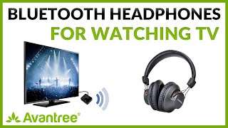 How to Use Avantree HT4189  The Best Bluetooth Transmitter and Headphone set for TV [upl. by Nivaj]