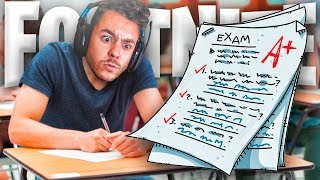 EL EXAMEN DE FORTNITE 📝  TheGrefg [upl. by Rodge487]