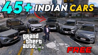 UPDATED How To Install 45 Indian Cars In GTA 5 For Free 2024  No Crash  GamerDrix [upl. by Noby863]