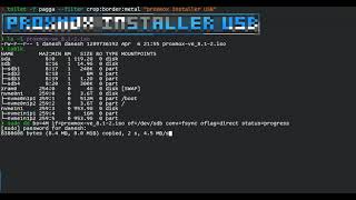 Using dd to create a Proxmox Installer USB drive [upl. by Sulienroc]