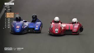 Molson Group British Sidecar Championship 2022 Round 6 Cadwell Park  Race 1 [upl. by Sarson]