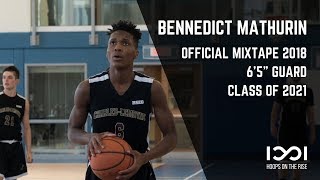 MOST DOMINANT GUARD IN CLASS 2021 Bennedict Mathurin 65quot GUARD  Official Mixtape 2018 [upl. by Lauryn100]