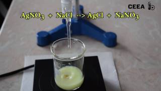 TITRATION OF CHLORIDE IONS WITH SILVER NITRATE [upl. by Nirrad]