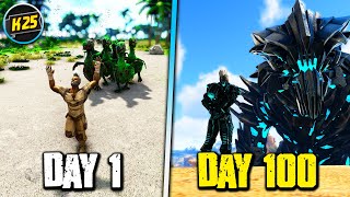 I Survived 100 Days in ARK Survival Evolved Modded Primal Fear😬 [upl. by Bernardo334]