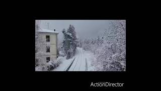 Ceva Ormea con la 640 immersa in una incantevole nevicata video by Luca Occelli [upl. by Aitnecserc]