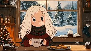 In each beat find your balance  Lofi Chillhop  Snowy Christmas Café [upl. by Aitsirt]