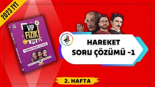 Hareket Soru Çözümü 1  2023 TYT Fizik KAMPI [upl. by Enaht]