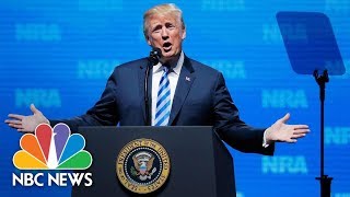 President Donald Trump Addresses NRA’s Annual Convention In Dallas  NBC News [upl. by Donica]