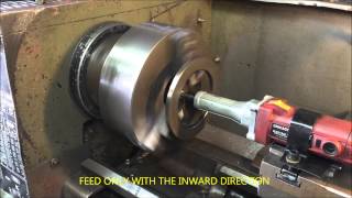 GRINDING LATHE CHUCK HARD JWAS [upl. by Saeger]