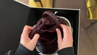 LOEWE MINI DIAMOND ROUND BASKET IN CALFSKIN UNBOXING [upl. by Luthanen]