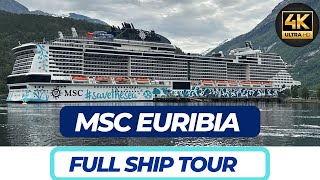 MSC EURIBIA Full Ship Tour Complete walkthrough MSC Newest Ship [upl. by Juetta]