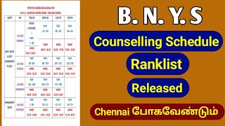 BNYS Counselling Schedule amp Rank list Released  BNYS Counselling date 2023Nursesprofile [upl. by Ribaudo]