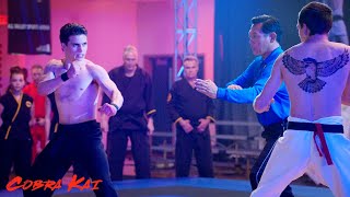 Robby Keene vs Hawk FINAL FIGHT Part22 1080p 60fps  Cobra Kai Season 4 [upl. by Zizaludba]