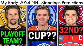 My 2024 NHL Standings Predictions amp Stanley Cup Winner Hockey Playoffs Picks amp Karlsson Rumors [upl. by Daitzman]