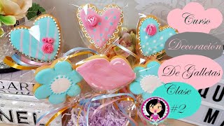 Decoración de galletas paso a paso principiantes Especial Día de las madres 🥰 cookie decoration [upl. by Annodam35]