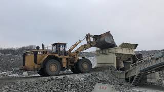 Cat 988H 50 ton Wheeloader [upl. by Atinav]