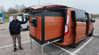 SLIDEOUT WOHNMOBIL CAMPER BEKANNT AUS ARD EINFACH GENIAL Handwerker erfindet 6000 € Camper Van [upl. by Ruosnam540]