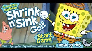 Gameplay  2005 SpongeBob Shrink n Sink Golf Virtools  6 [upl. by Lorelei]