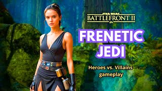 Frenetic Jedi  Star Wars Battlefront 2  HvV gameplay [upl. by Akehsay]