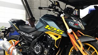 Launched TVS Apache 125 LED ABS BS6 2024 Model  On Road Price Features Specs All New Apache 125 [upl. by Yesnel35]