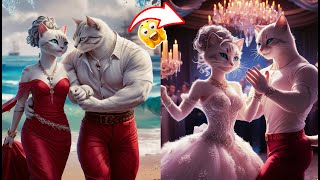 The cats Romantic Times cat viral hollywood canada america [upl. by Leruj]