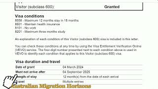 Long Stay Visitor Visa  Tourist Visa  What is 12 months in 18 month period touristvisa australia [upl. by Desmond]