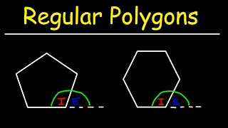 How To Calculate The Interior Angles and Exterior Angles of a Regular Polygon [upl. by Lennaj]