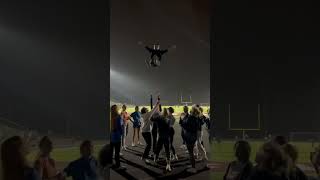 Padua Franciscan High School Cheerleading Straight Ride Basket Toss [upl. by Llednyl74]